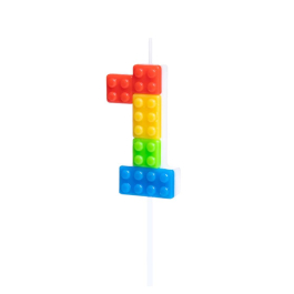 Είδη Πάρτυ - Κερί Νούμερο "1" Lego - Κωδικός: 129531 - SmileStore